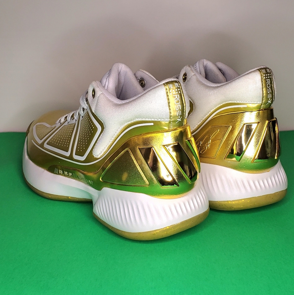 Adidas Size 8.5 D Rose 10 Metallic Mens Basketball - Picture 2 of 8